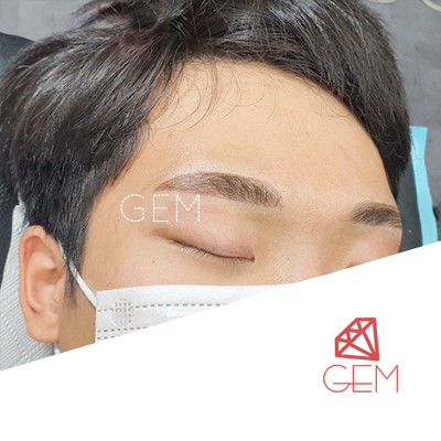 남자 눈썹 문신22