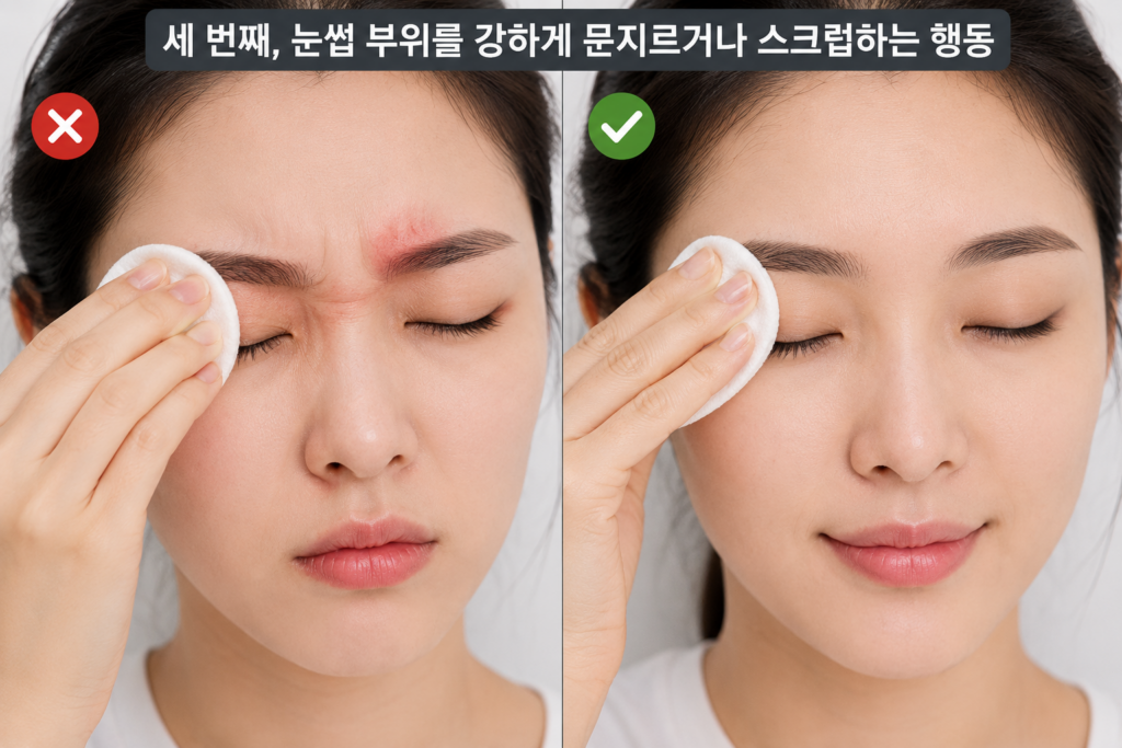 반영구화장 유지기간 관련 눈썹문신후 절대하면 안되는 행동1 (3)